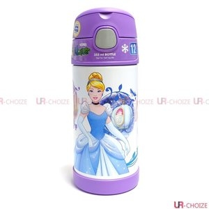 Thermos-不銹鋼兒童吸管保溫杯 (白雪公主) 355mL（平行進口）