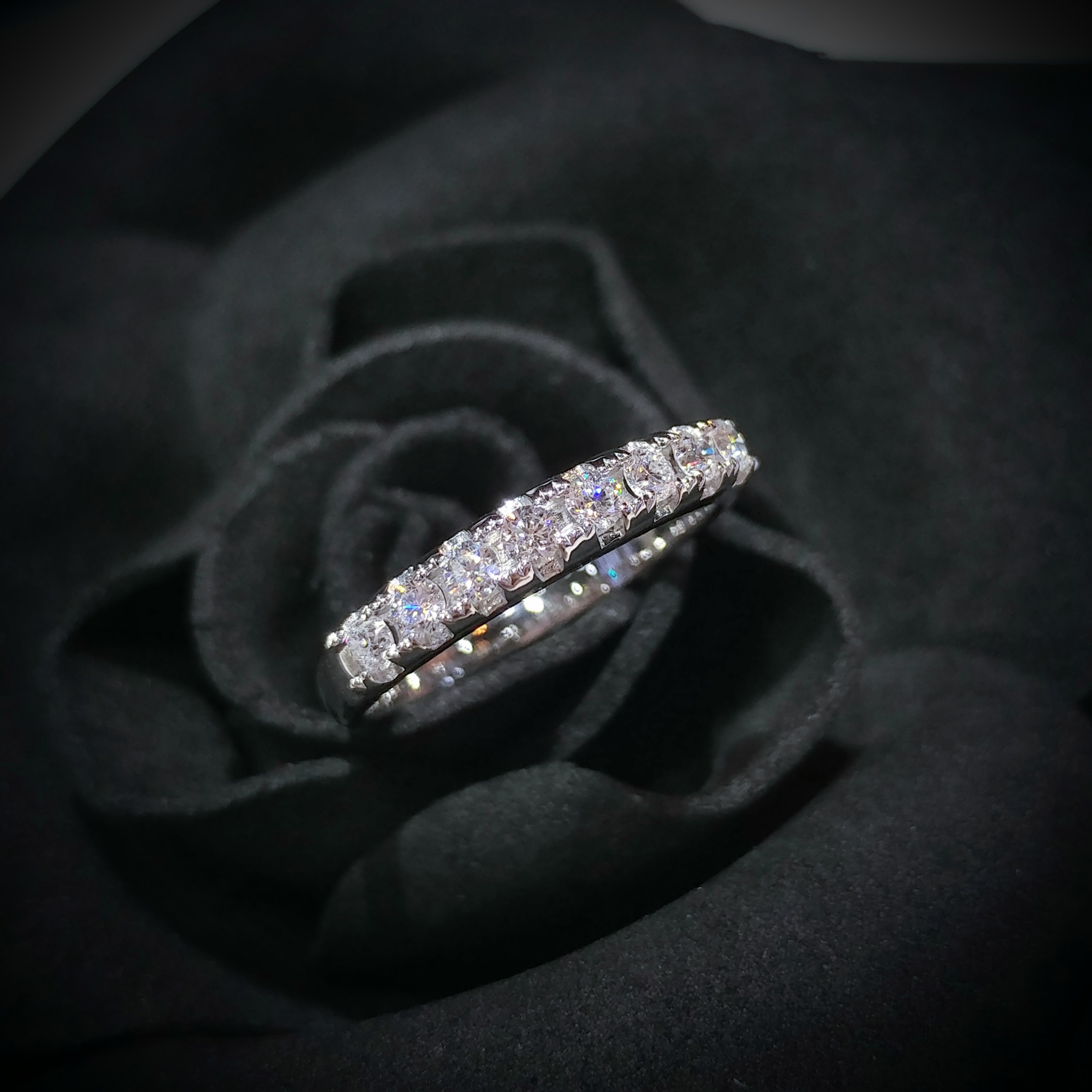 18K White Gold 0.34ct Diamond Ring
