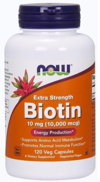 [預購] Now 生物素 10毫克 120粒 Biotin (10mg) Extra Strength