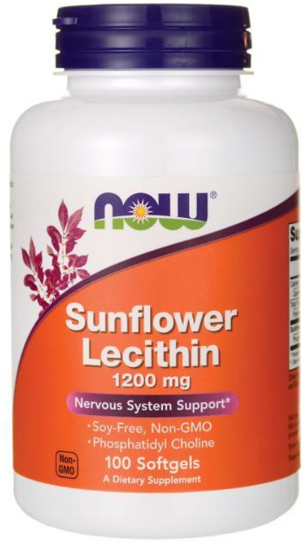 [預購] Now 向日葵卵磷脂 100粒軟膠囊 Sunflower Lecithin