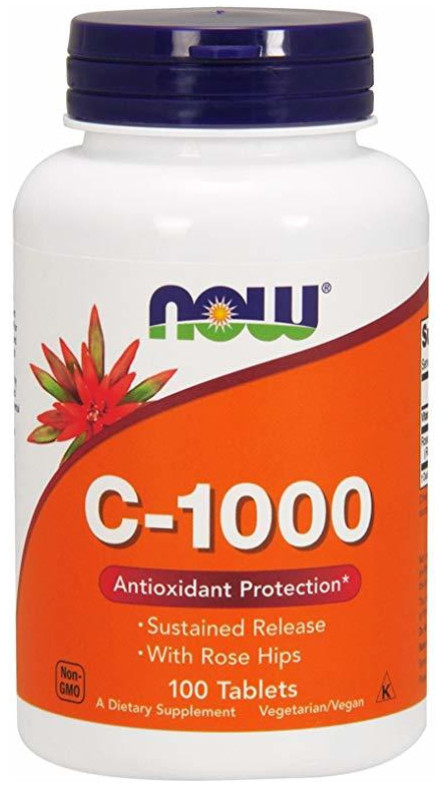 [預購] Now 維他命C+玫瑰果 250錠 緩釋錠 C-1000 Sustained Released