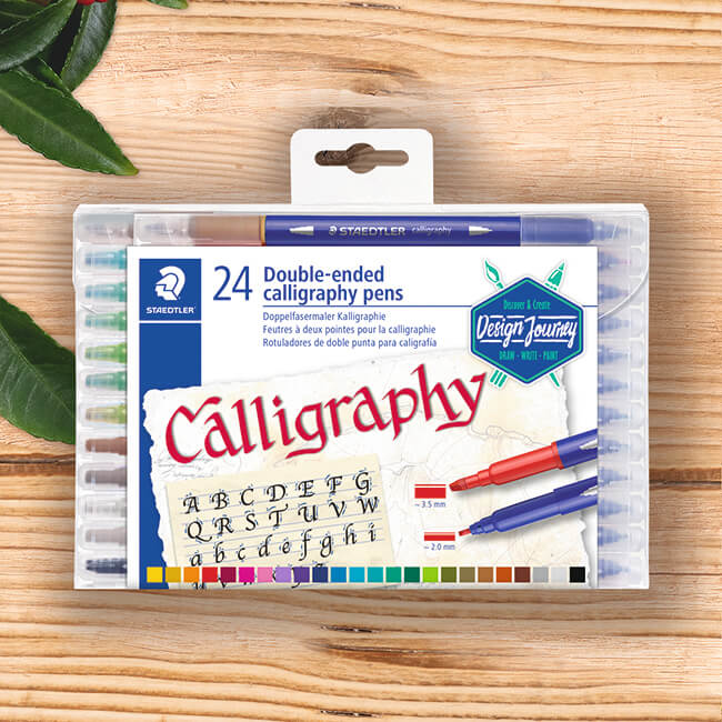 【STAEDTLER 施德樓】設計家雙頭藝術筆24色組 MS3005 TB24