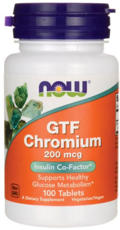 [預購] Now 鉻質 螯合物 200微克 100/250片錠劑 GTF Chromium