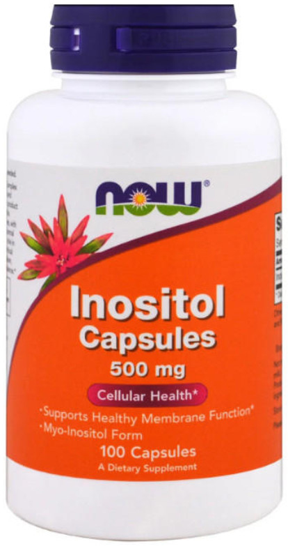 [預購] Now 肌醇 500毫克 100粒 Inositol Capsules
