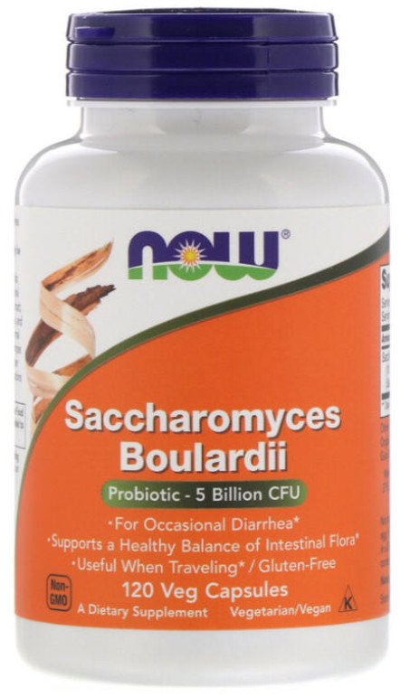 [預購] Now 釀酒酵母/酵母菌/布拉酵母菌 100億CFU 60/120粒 Saccharomyces Boulardii