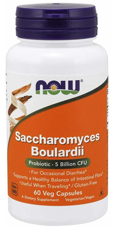 [預購] Now 釀酒酵母/酵母菌/布拉酵母菌 100億CFU 60/120粒 Saccharomyces Boulardii