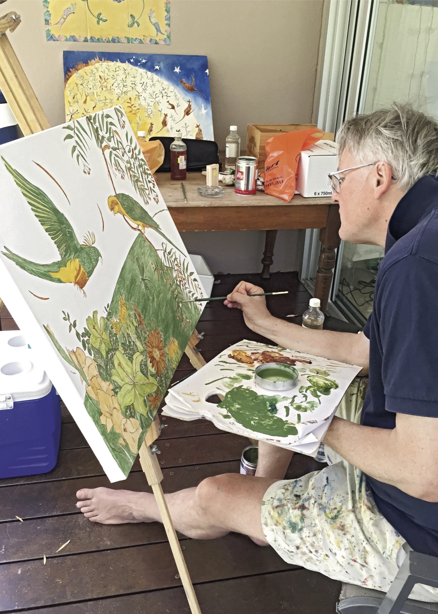 Andrew is particularly fond of the paintings of impressionists and post impressionists.