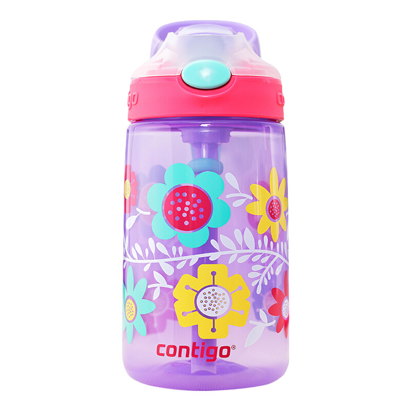 Contigo-Kids 414ml小發明家水樽 紫藤花（平行進口）