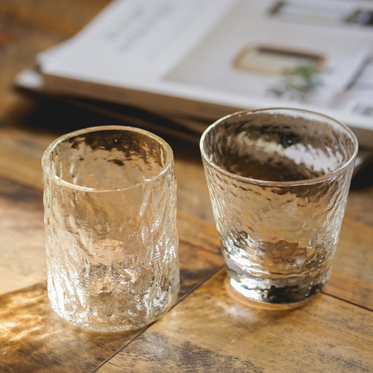 日式錘目紋玻璃杯- gin gin 選選物