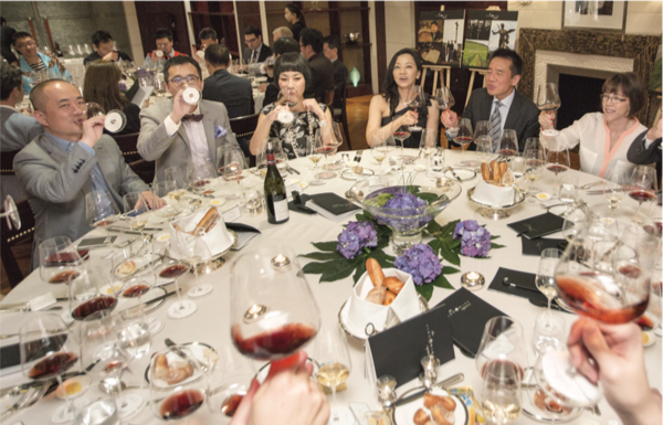 guests raised the toast to this unique experience.