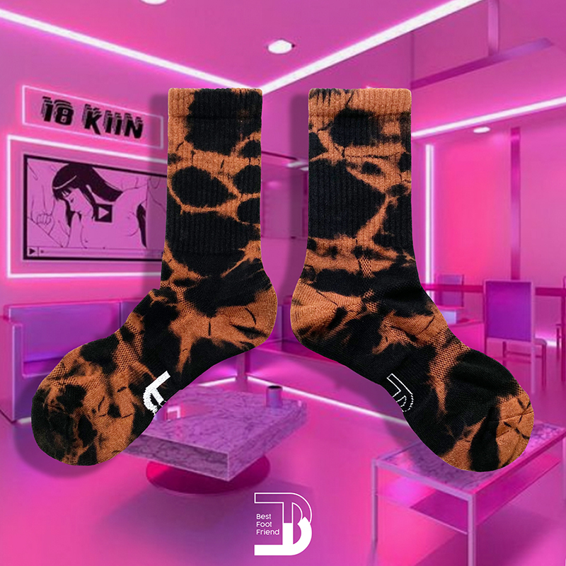 暈染長襪 _ 深咖啡_BF190032