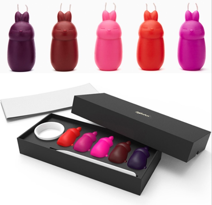 Roomfun - 可愛兔子造型低溫蠟燭