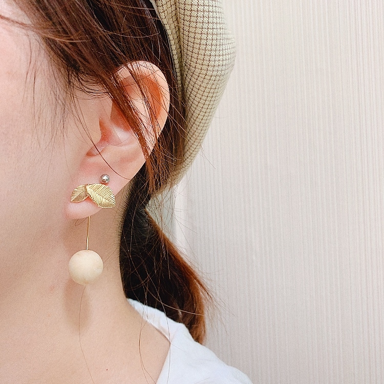 [日本制]Farbe 雲染車厘子耳環(防敏感)