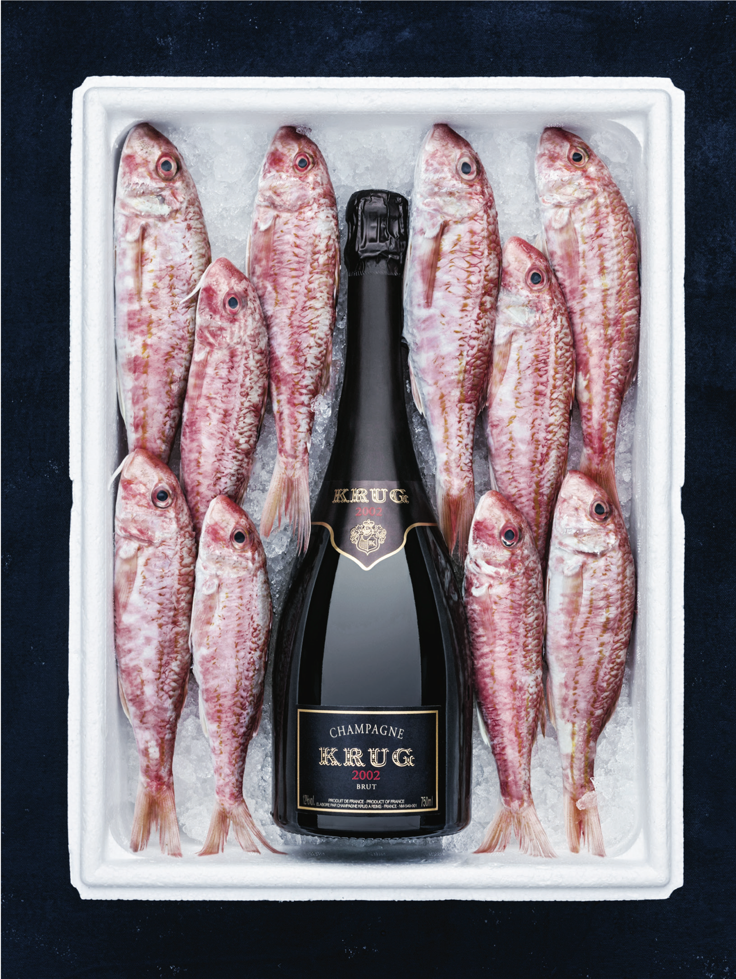 an evocative photograph of Krug Brut Vintage Champagne 2002