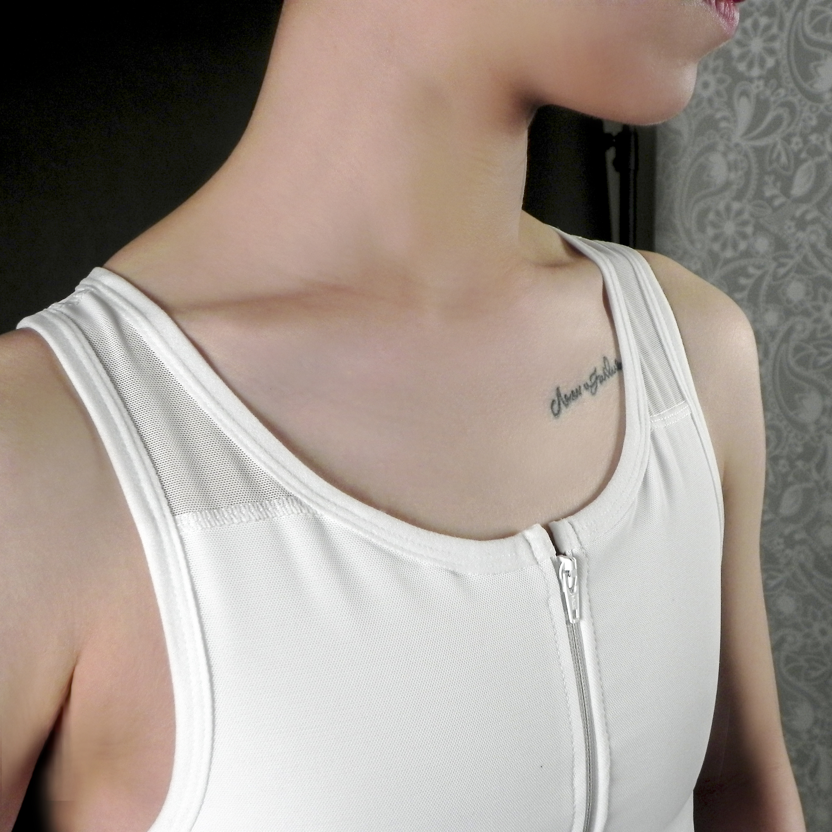 FREE拉鍊短版束胸【E006】