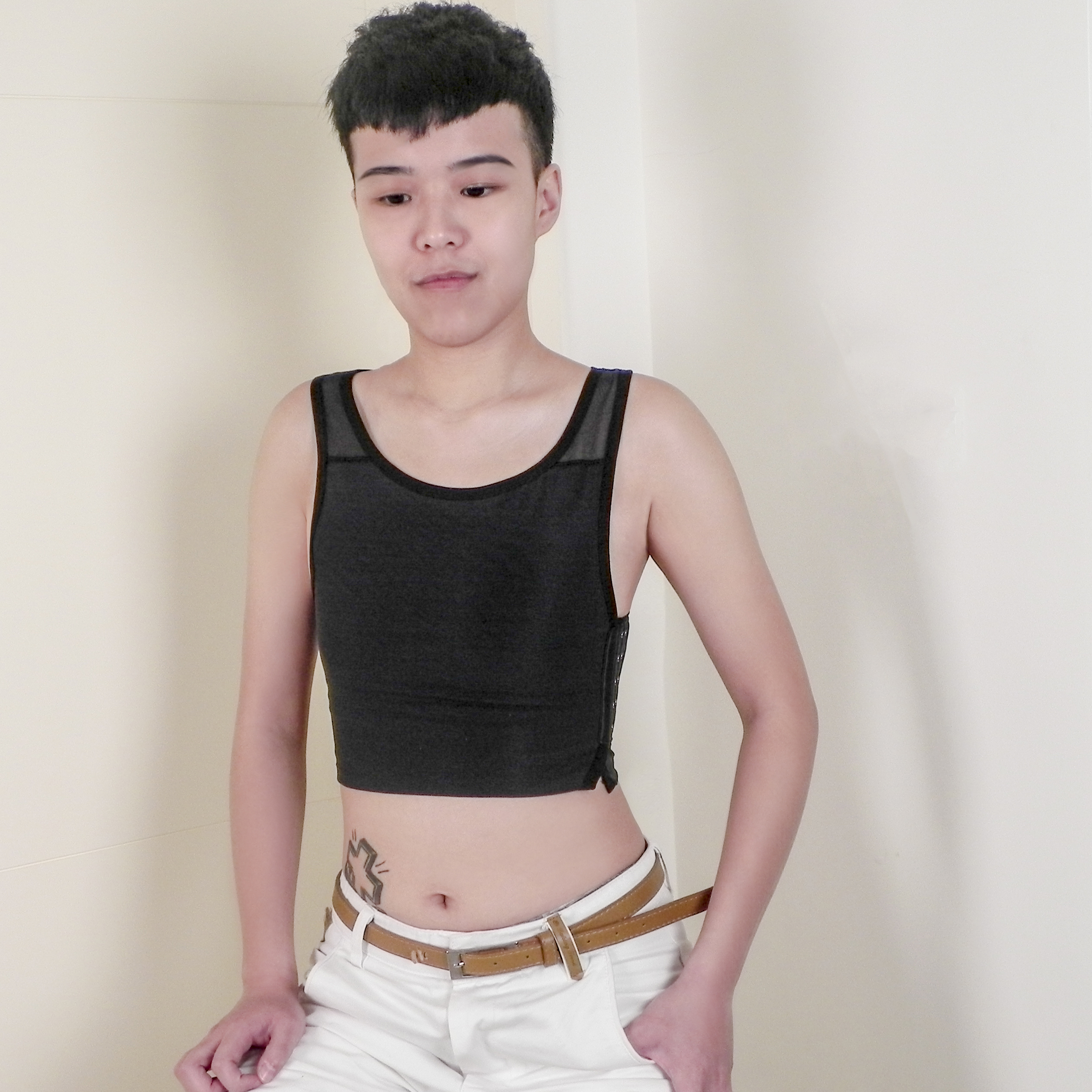 FREE排扣短版束胸【E008】