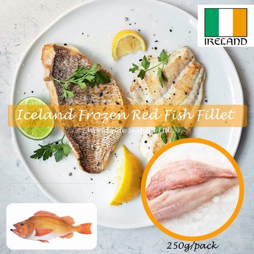 Frozen Iceland Red Fish Fillet 250g/pack sustainable