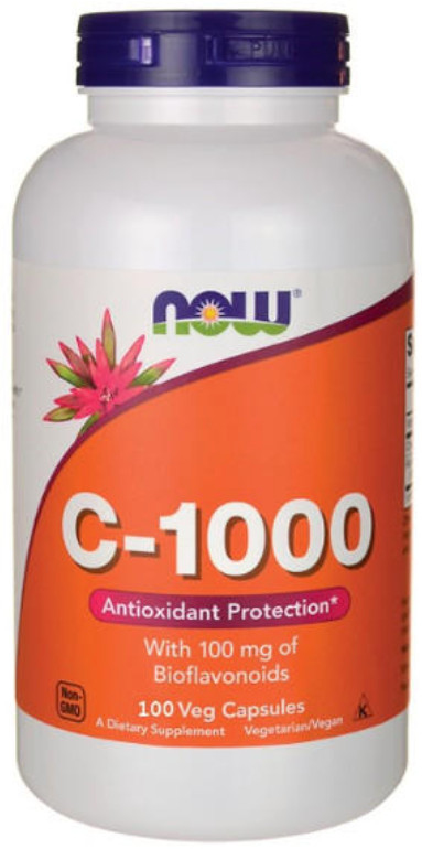 [預購] Now 維他命C +柑橘生物類黃酮 1000毫克 250粒膠囊 C-1000