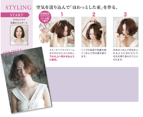 Milbon Nigelle Dressia Collection Smokydry Cream 60ml