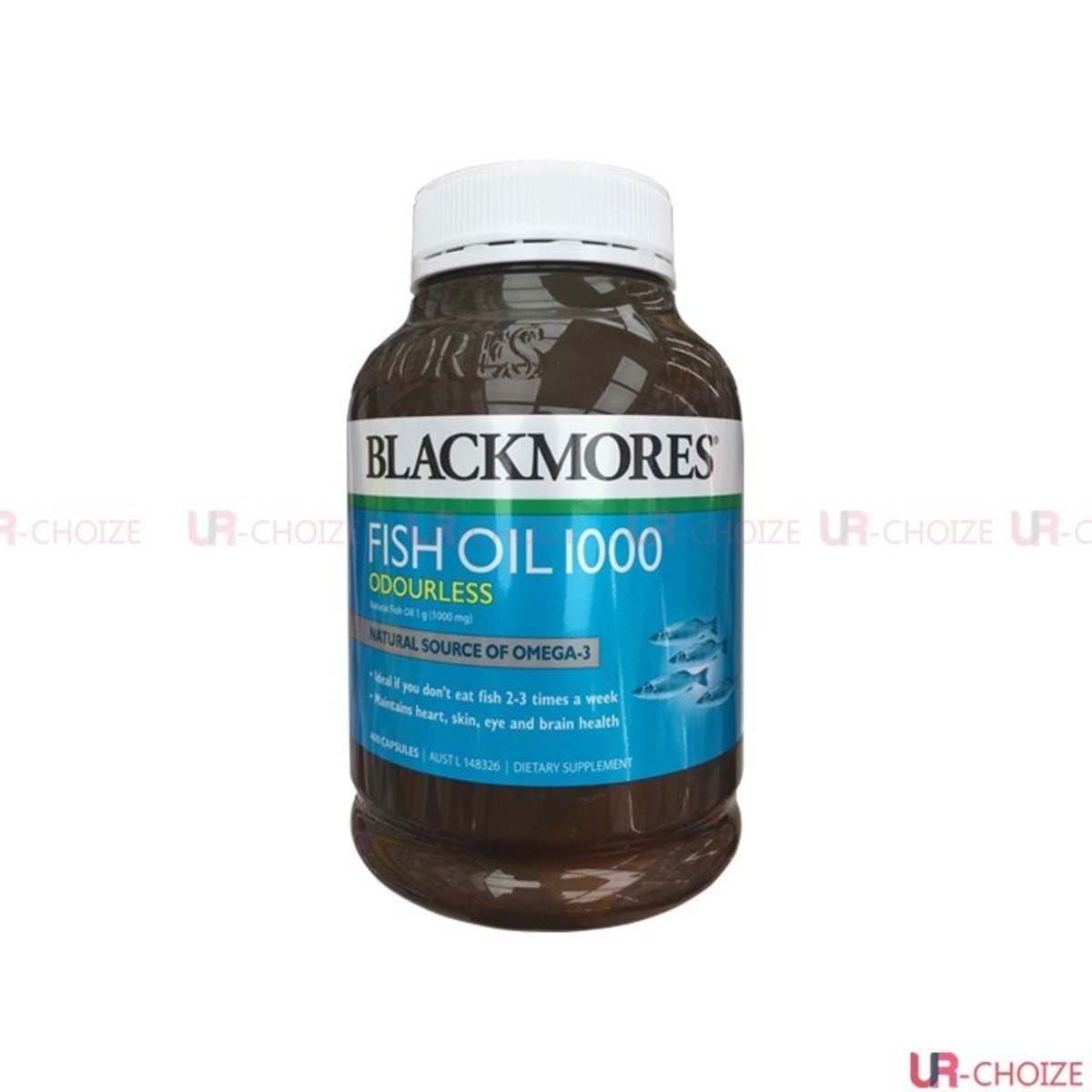 Blackmores-（新包裝）無腥味魚油1000 400粒（平行進口）
