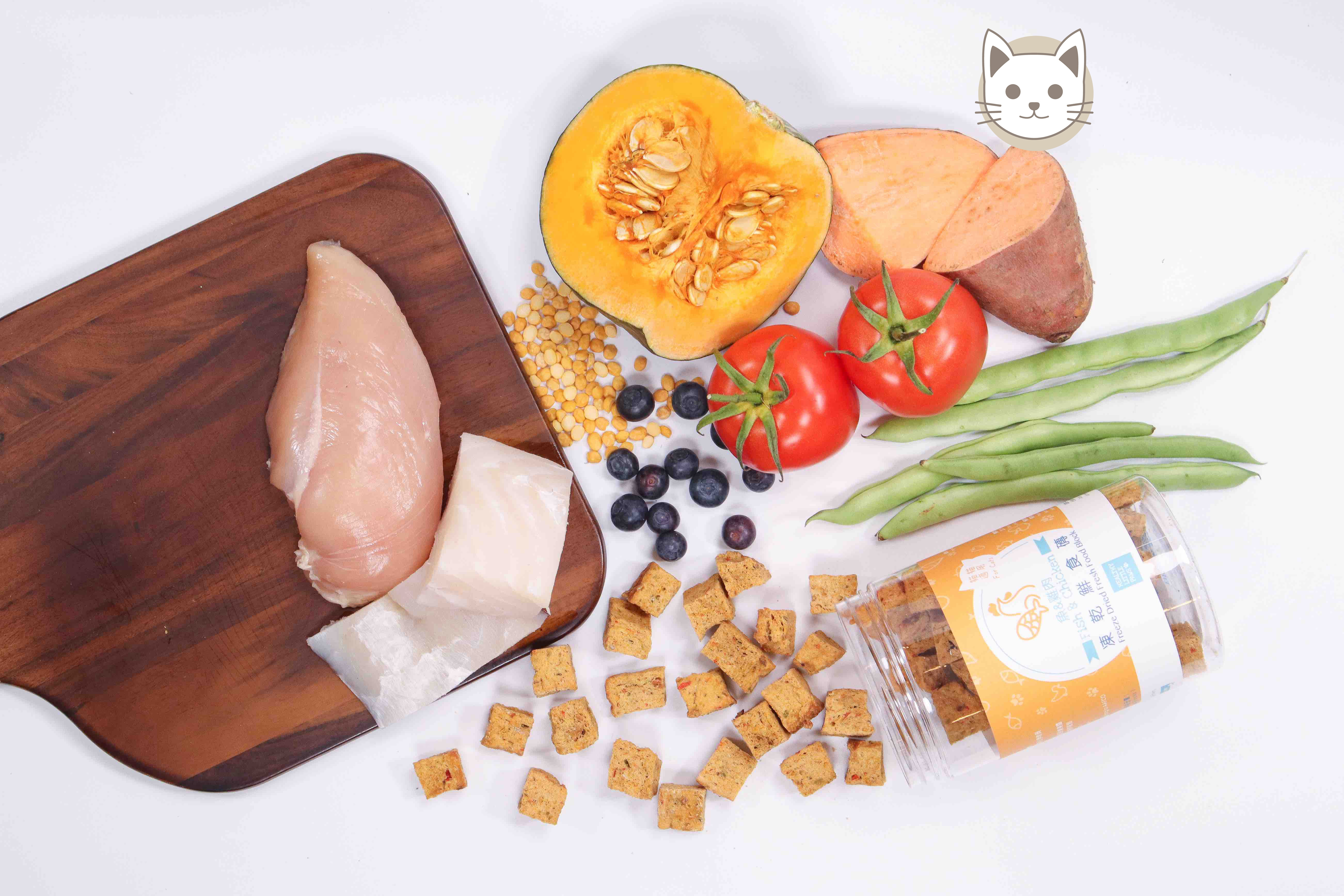 貓貓 - 雞肉&魚肉 / 凍乾鮮食磚