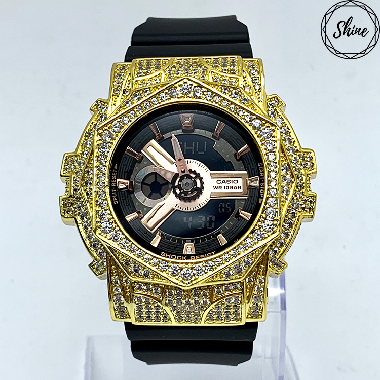 金色 改裝手錶 BA-110RG-1A - 玫瑰