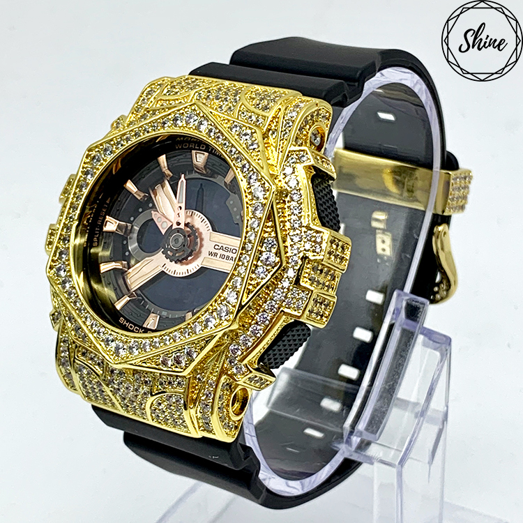 金色 改裝手錶 BA-110RG-1A - 玫瑰