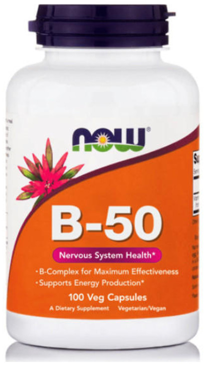 [預購] Now 維他命B群 100/ 250粒膠囊 vcaps B-50 Complex