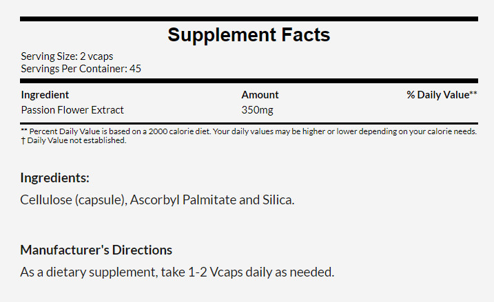 [預購] Now 野生西番蓮提取物 350毫克 90粒 Passion Flower Extract