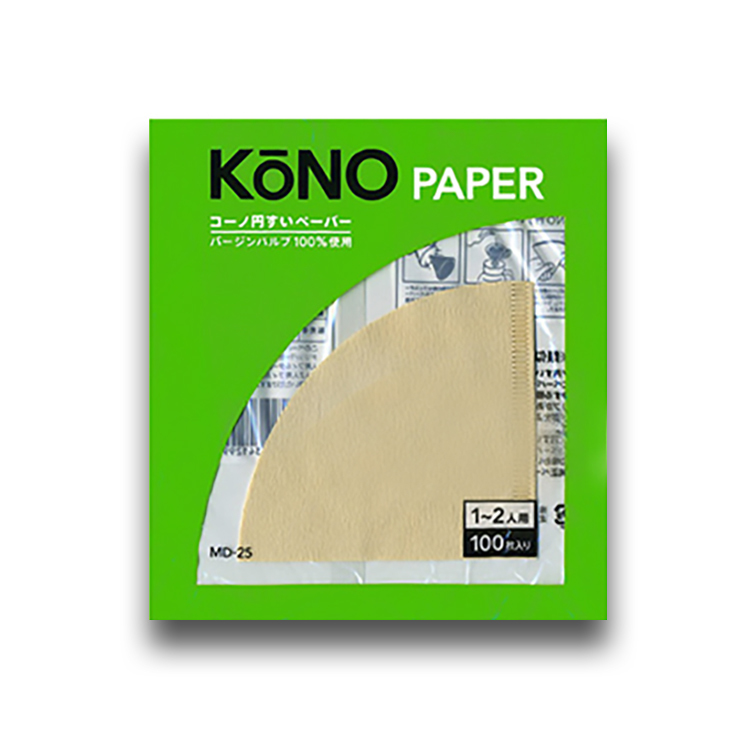 【咖啡濾紙】 KONO 101無漂白濾紙 MD-25B