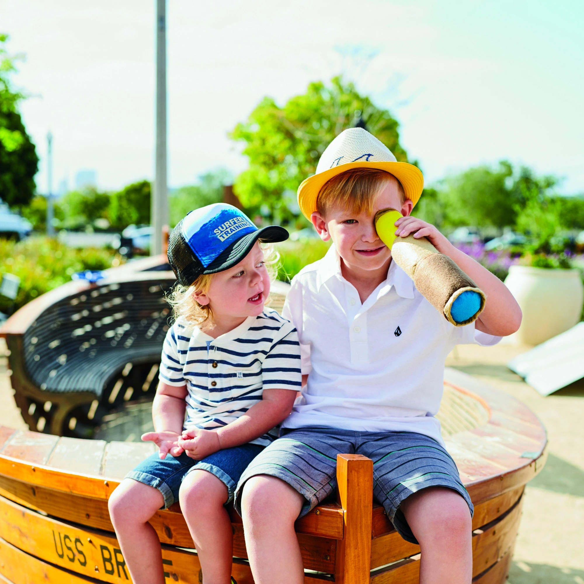 SanDiegoHat-kids 熱情海洋編織草帽