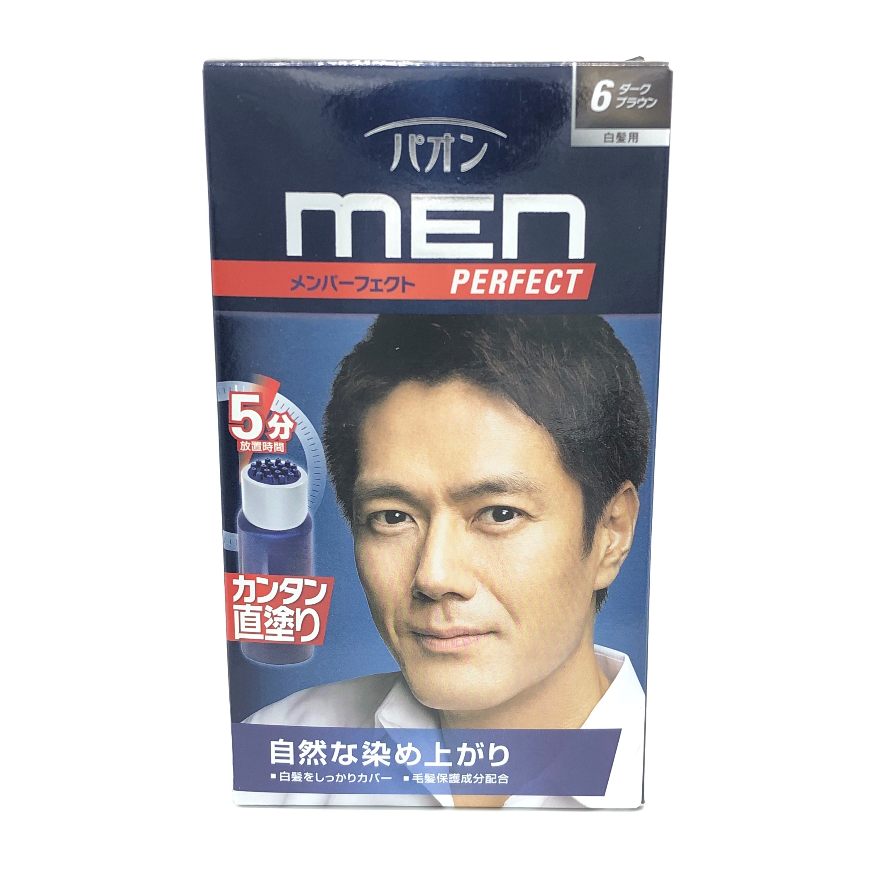 Schwarzkopf-男人完美自然深棕色No.6（男人的染髮劑）