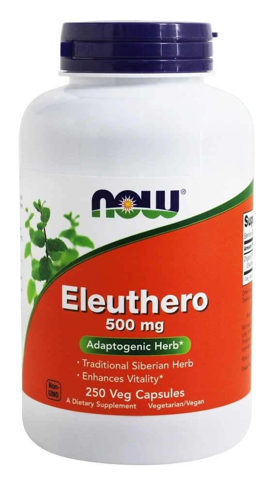 [預購] Now 刺五加/老虎牙子500mg 250粒 西伯利亞人參 Eleuthero