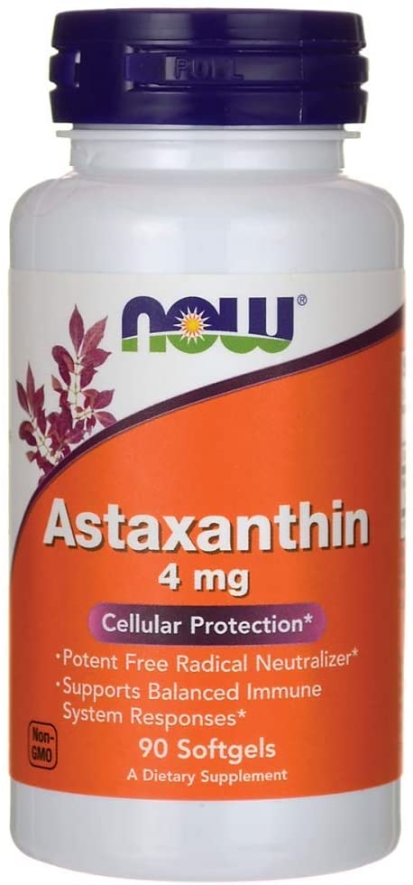 [預購] Now 天然蝦青素 4mg 90粒 Astaxanthin 蝦紅素