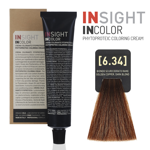 INSIGHT Incolor [.34 Coppery Golden] Coloring Cream 100ml