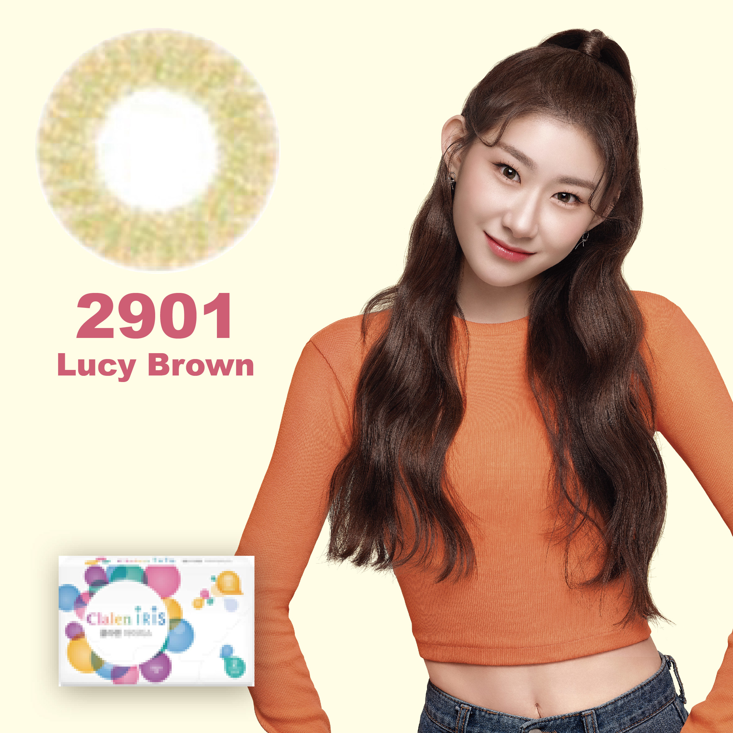 Clalen iris 月拋 - Lucy Brown (2901)