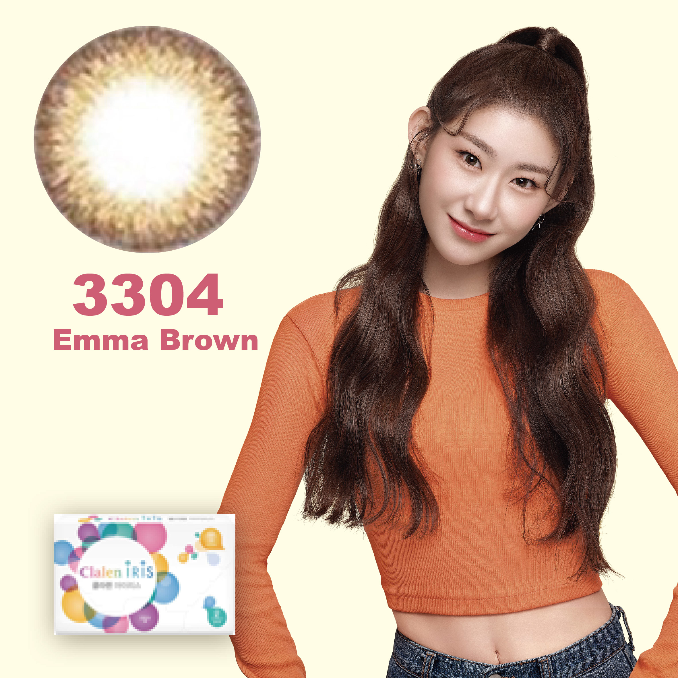 Clalen iris 月拋 - Emma Brown (3304)