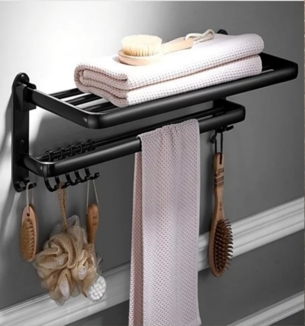 時尚摺疊浴巾架