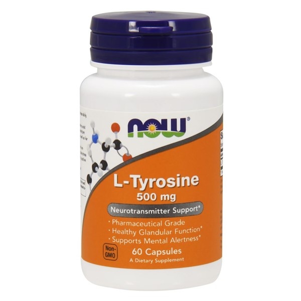 [預購] Now 左旋酪氨酸/酪胺酸 500mg 60粒 L-Tyrosine