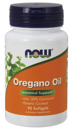 [預購] Now 天然非轉基因牛至油 55％香芹酚 181mg 90粒 Oregano Oil