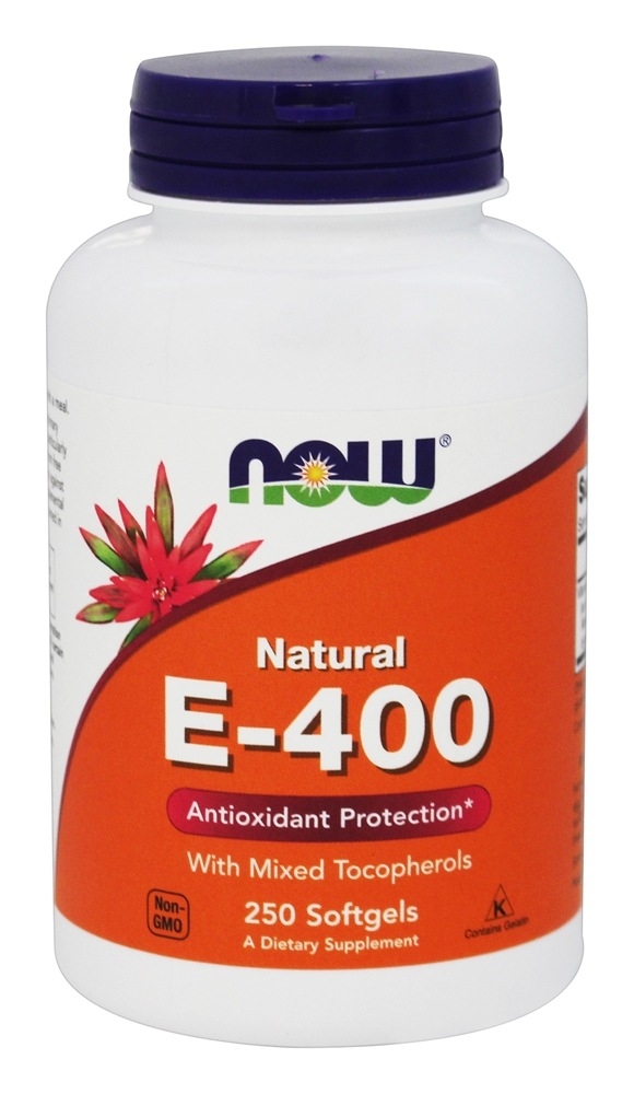 [預購] Now 維他命E400(混合生育酚) 400IU 250粒 E-400