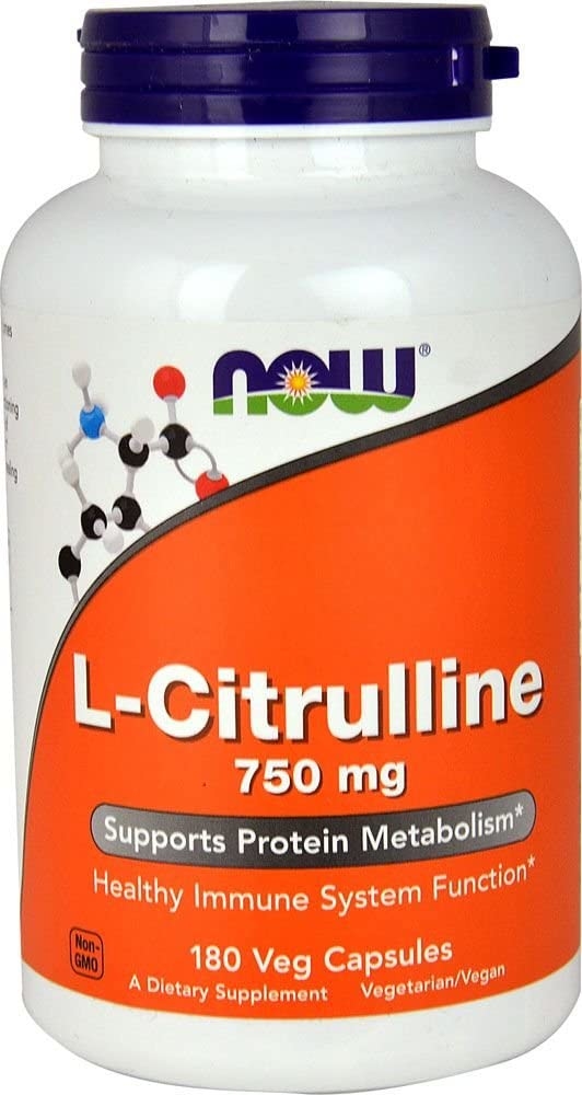 [預購] Now 瓜氨酸 750mg 180粒 L-Citrulline 可搭配精胺酸