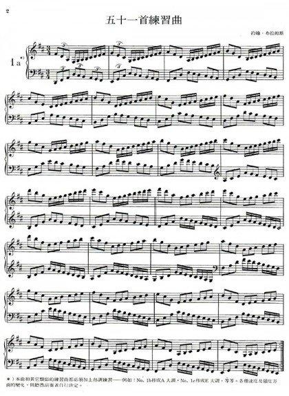 鋼琴譜 P576．布拉姆斯 五十一首練習曲