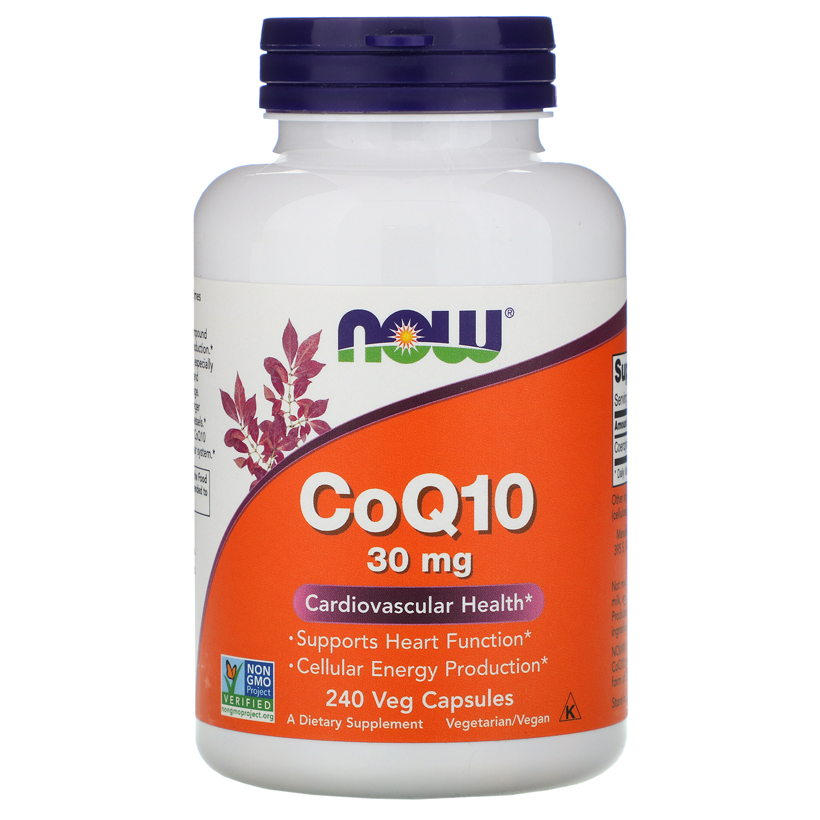 [預購] Now 天然反式輔酶Q10 30mg 240粒 素食 CoQ10