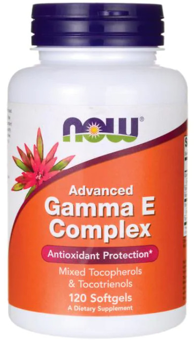 [預購] Now 混合生育酚/生育三烯酚 120粒 Gamma E Complex