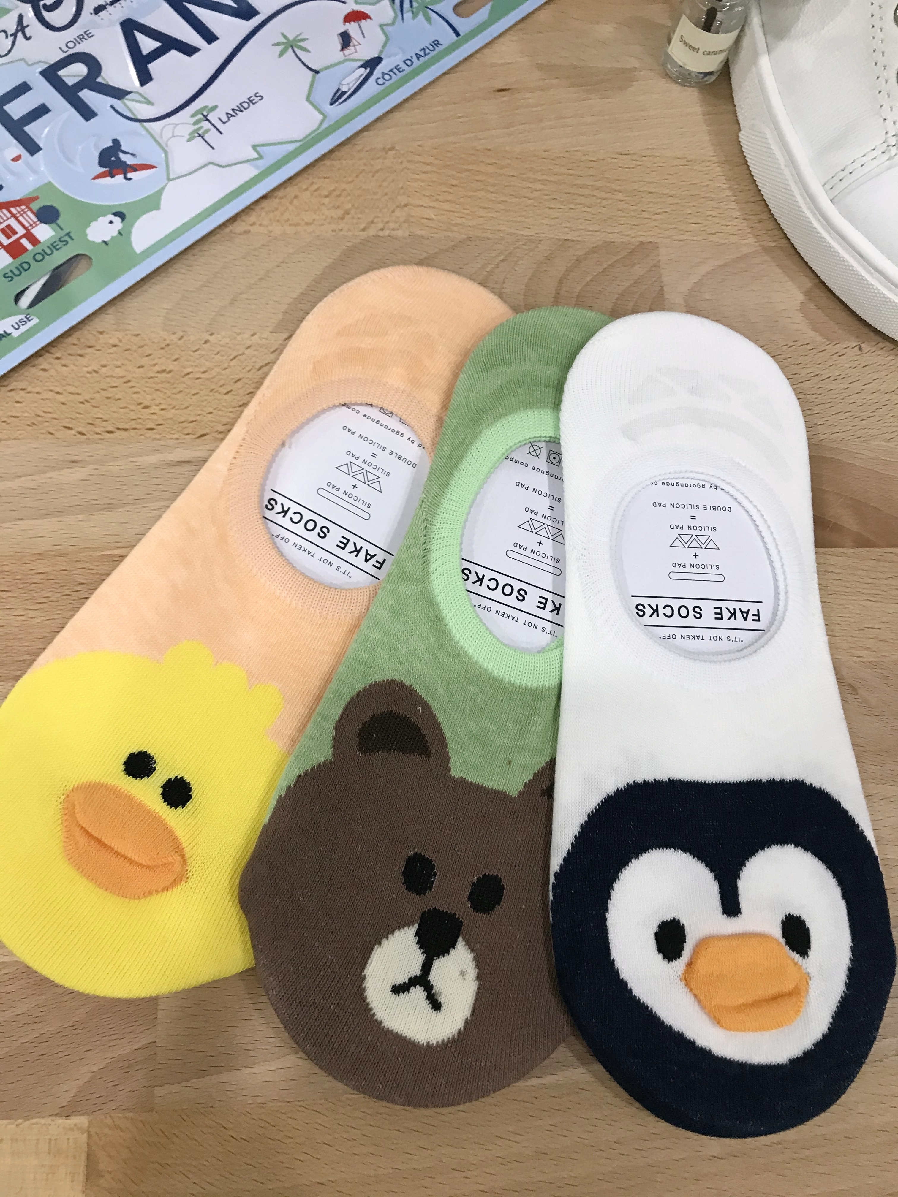 正韓可愛動物隱形襪