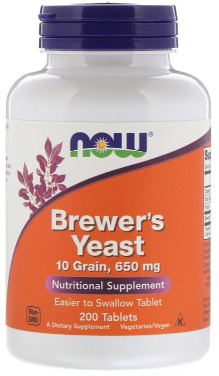 [預購] Now 啤酒酵母 650mg 200片劑 Brewer's Yeast