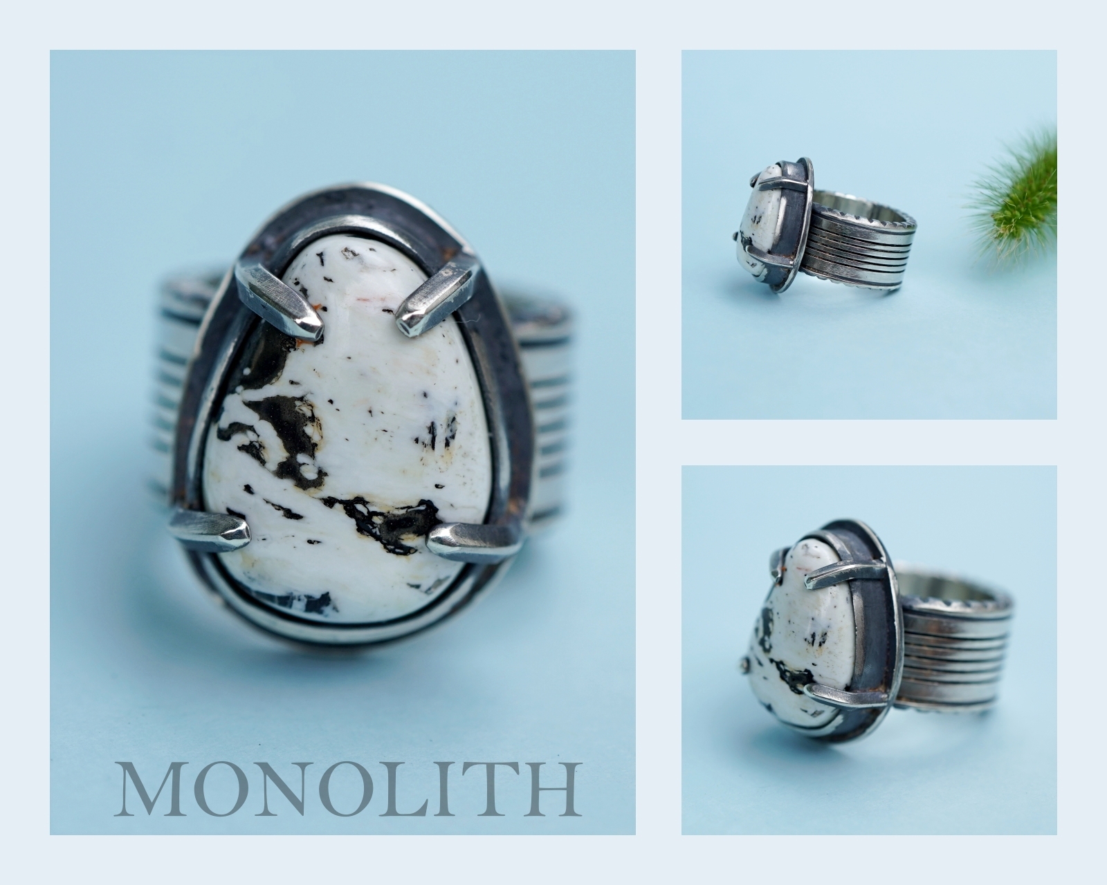 White buffalo舊化打印【戒指】