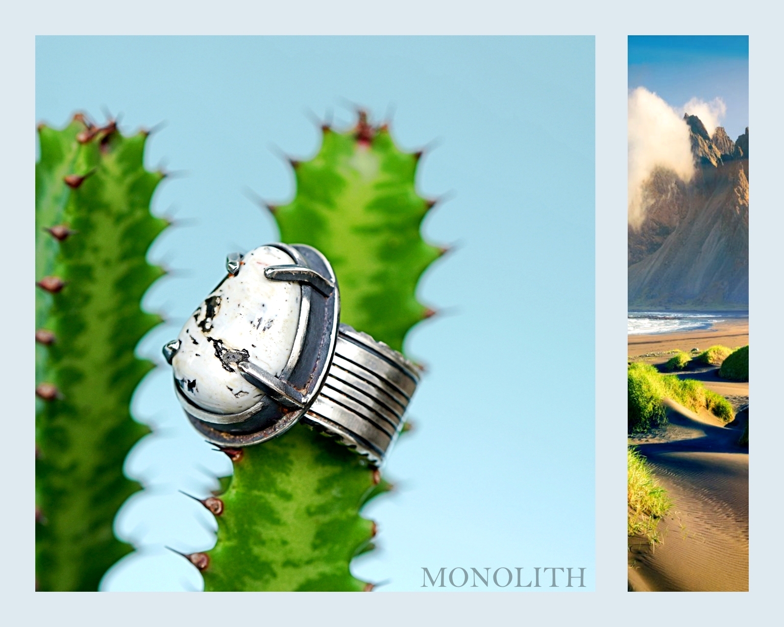 White buffalo舊化打印【戒指】