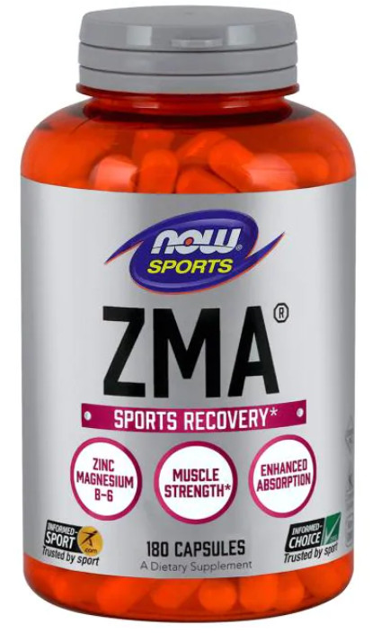 [預購] Now 鋅鎂力+維他命B6 800mg 180粒 ZMA